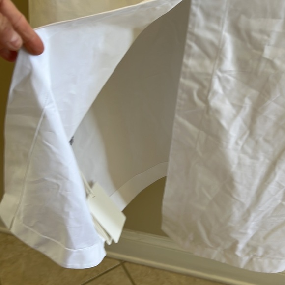 Jil Sander Dress Heavy Organic Cotton Poplin Size 2 White New With Tags - Picture 10 of 15